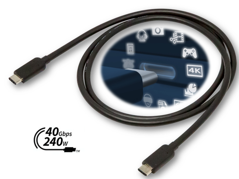 USB 40Gbps 240W Cable